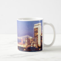 San Francisco Skyline Bokeh Lights Mug