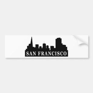 San Francisco Skyline Bumper Sticker