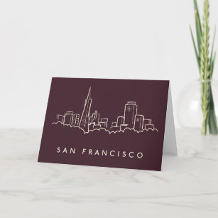 San Francisco Skyline Card
