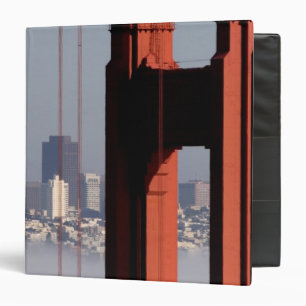 San Francisco Skyline from Golden Gate Bridge. Binder