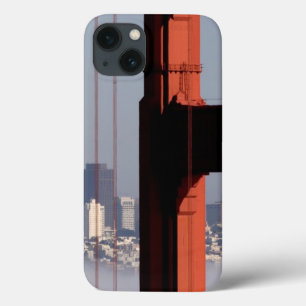San Francisco Skyline from Golden Gate Bridge. iPhone 13 Case