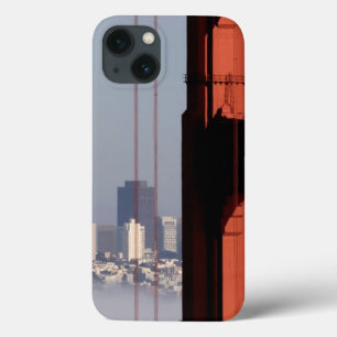 San Francisco Skyline from Golden Gate Bridge. iPhone 13 Case