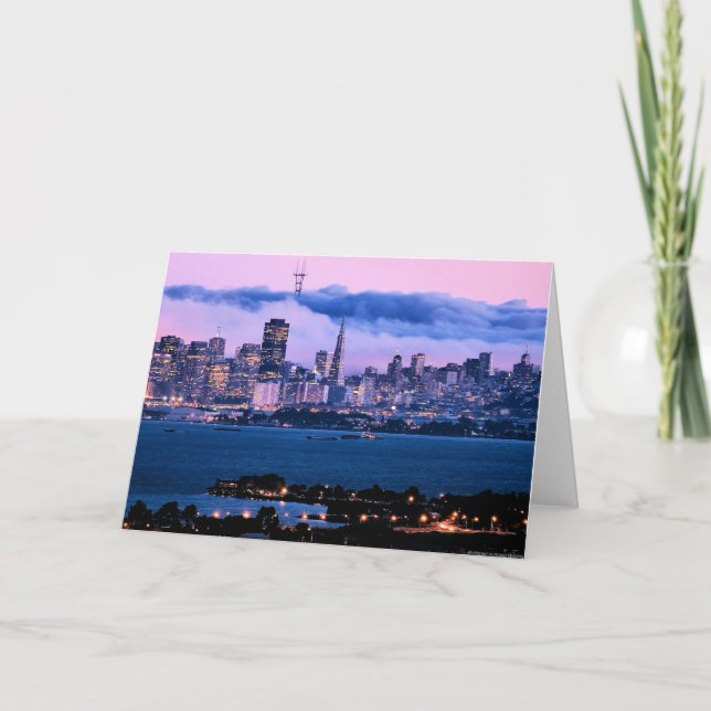 San Francisco Skyline Greeting Card (Front)