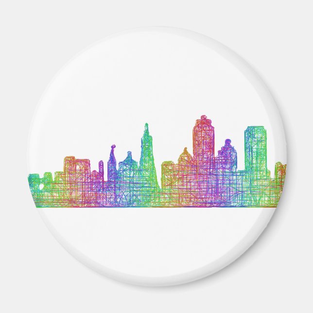 San Francisco skyline Magnet (Front)