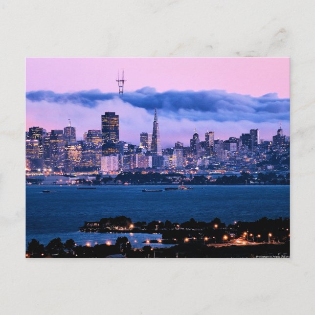 San Francisco Skyline Postcard (Front)