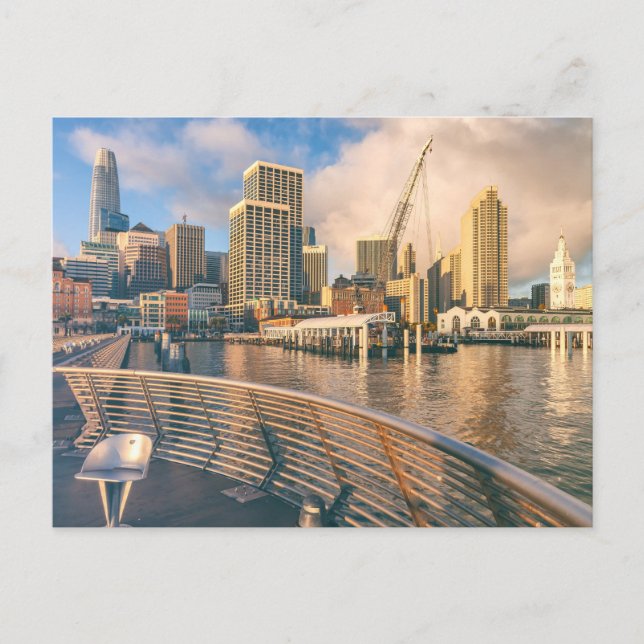 San Francisco Skyline Postcard (Front)