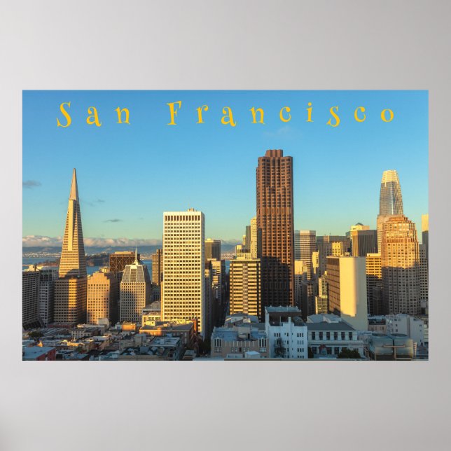 San Francisco Skyline Poster (Front)