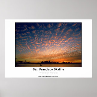 San Francisco Skyline Poster