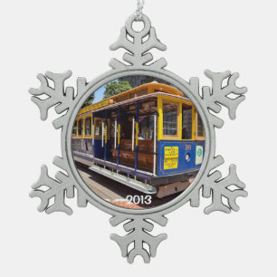 San Francisco Snowflake Pewter Christmas Ornament