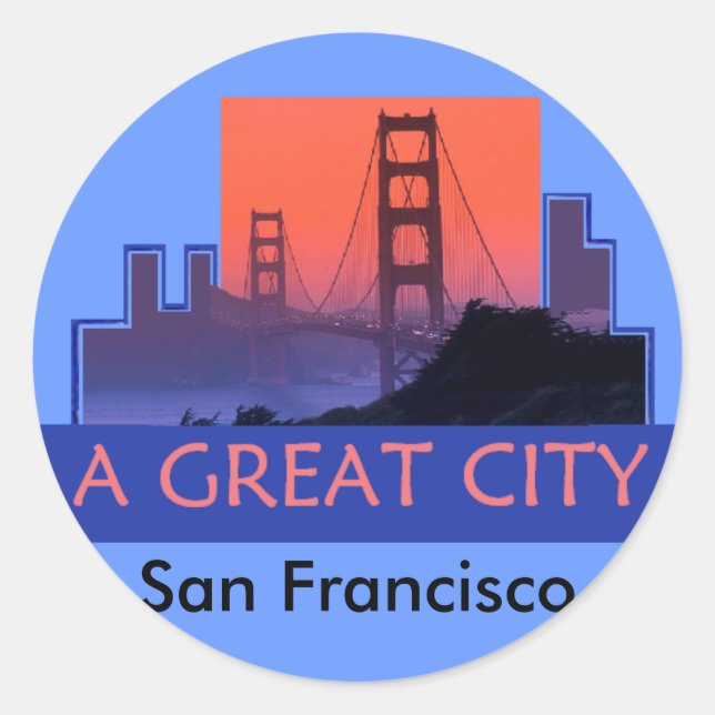 SAN FRANCISCO Sticker (Front)