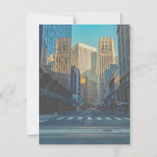 San Francisco Street View at Evening Postcard