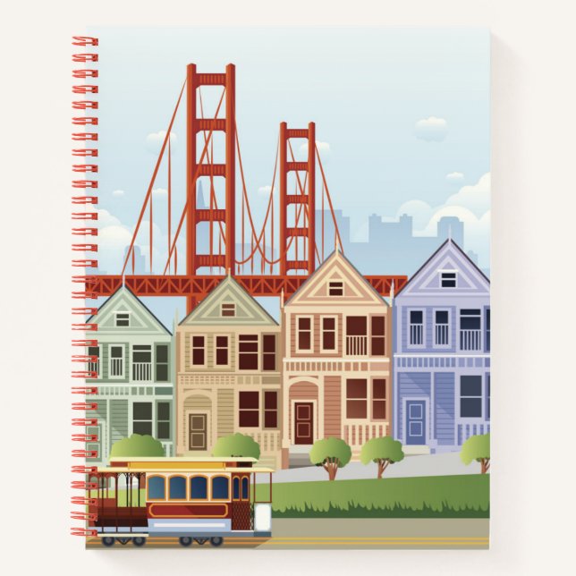 San Francisco | The Painted Ladies Notebook (Front)