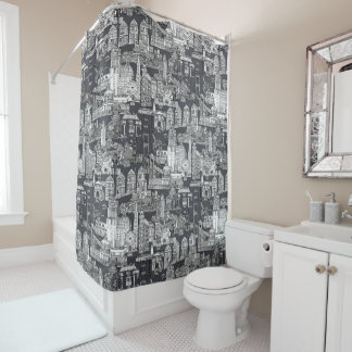 San Francisco toile black iron grey