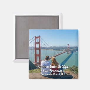 San Francisco Travel Photo personnalisée Magnet so