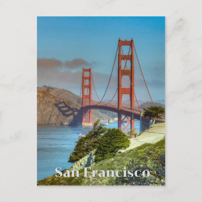 San Francisco Travel Postcard (Front)