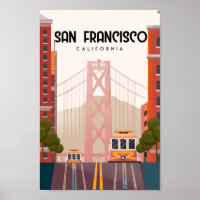 San Francisco travel poster