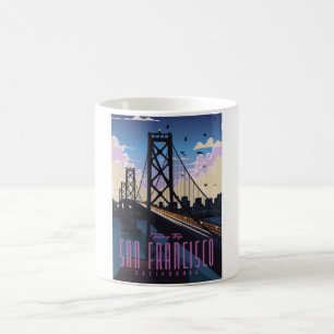 San Francisco Travel poster Coffee Mug