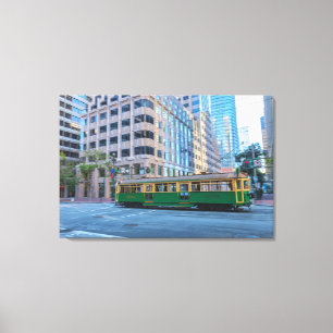 San Francisco Trolley Bus Canvas Print