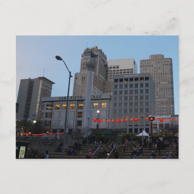 San Francisco Union Square #1 Postcard (Front)