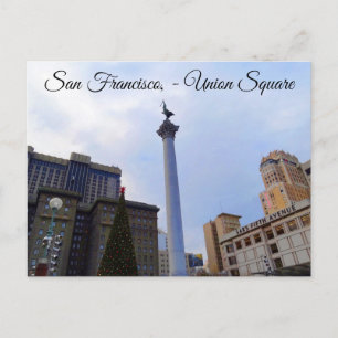 San Francisco Union Square #4-3 Postcard