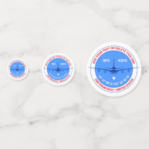 San Francisco, United States, Customizable Festive Confetti