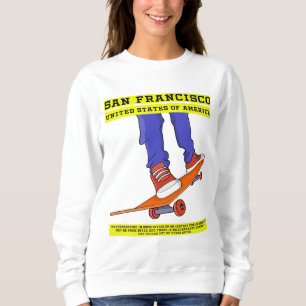 San Francisco, USA Skate Sweatshirt