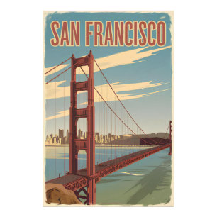 San Francisco USA vintage Photo Print