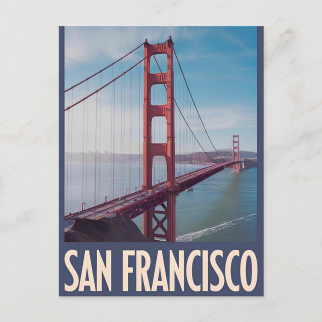 San Francisco USA vintage Postcard (Front)