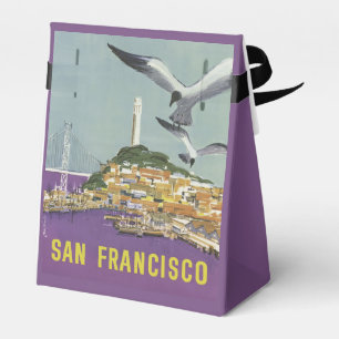 San Francisco USA Vintage Travel favour box