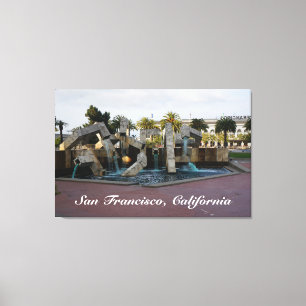 San Francisco Vaillancourt Fountain #2 Canvas Print