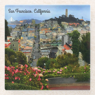 San Francisco View #6 Glass Coaster