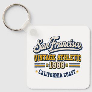 San Francisco Vintage Athletic Keychain