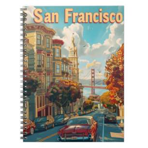 San Francisco Vintage Car Notebook