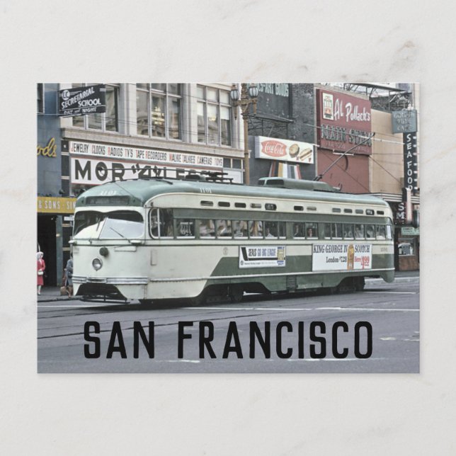 San Francisco vintage photo Postcard (Front)
