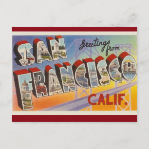 San Francisco Vintage Postcard