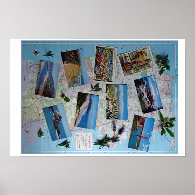 San Francisco Vintage Scenery Poster (Front)