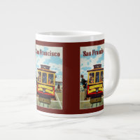 San Francisco Vintage Travel Poster mugs