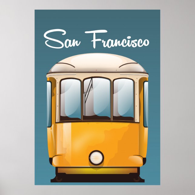 San Francisco vintage travel travel poster (Front)