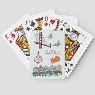 San Francisco Wedding Favour  Playing Cards
