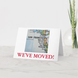 San Francisco We've Moved address announcement