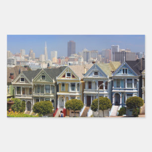 San Francisco's Famous Painted Ladies Sticker