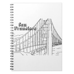 San Francisco's Golden Gate Bridge Notebook