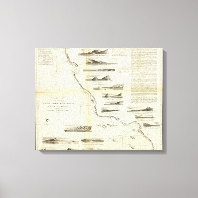 San FranciscoSan Diego Canvas Print (Front)