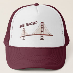 San Francsico Golden Gate. Trucker Hat