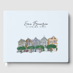 San Fransisco, California Wedding  Guest Book