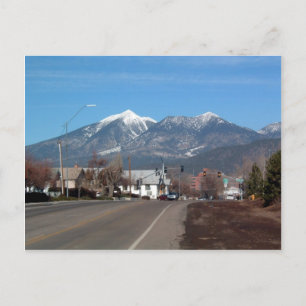 San Fransisco Mountains Looking Across Flagstaff Postcard