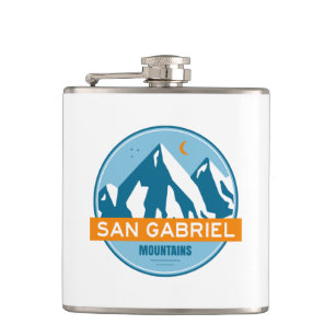 San Gabriel Mountains California Hip Flask