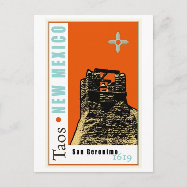 San Geronimo Church Postcard (Front)