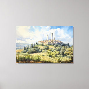 San Gimignano, Tuscany - Italy Canvas Print