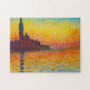 San Giorgio Maggiore at Dusk  Claude Monet Jigsaw Puzzle